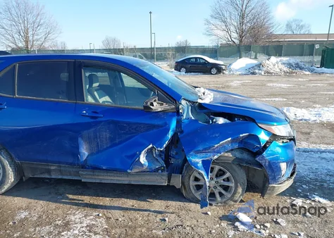 2019 Chevrolet Equinox Ls из США, поврежденный, VIN 3GNAXSEV4KS506966